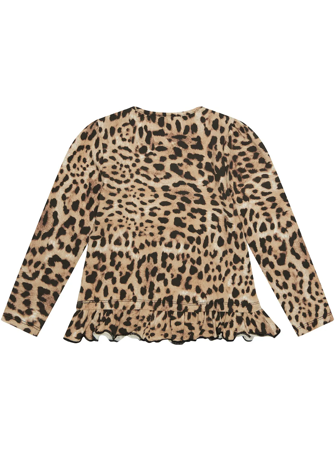 Leopard Print Long Sleeve T-Shirt (2-7) Guess