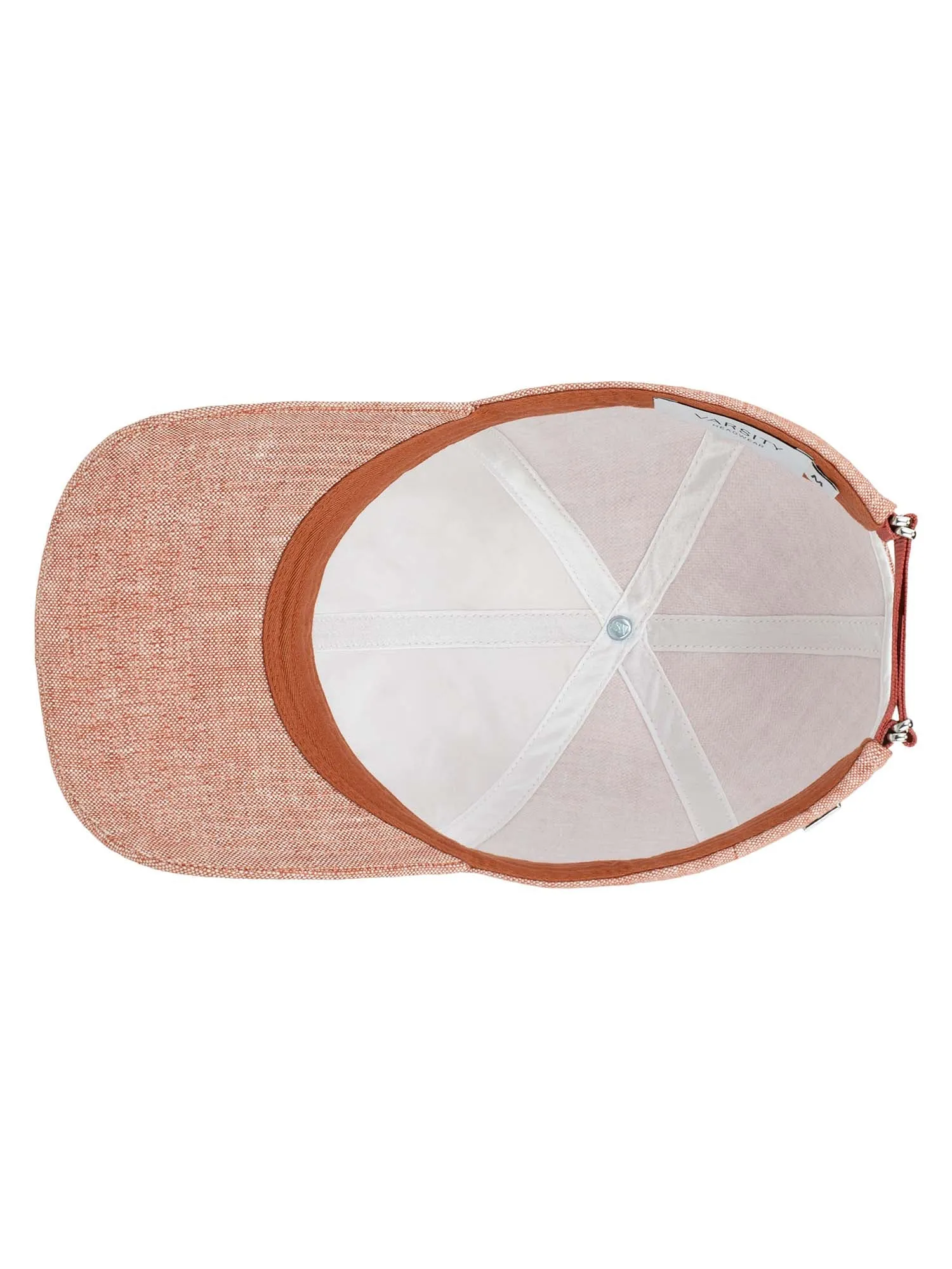 Linen Structured Cap Pale Rust