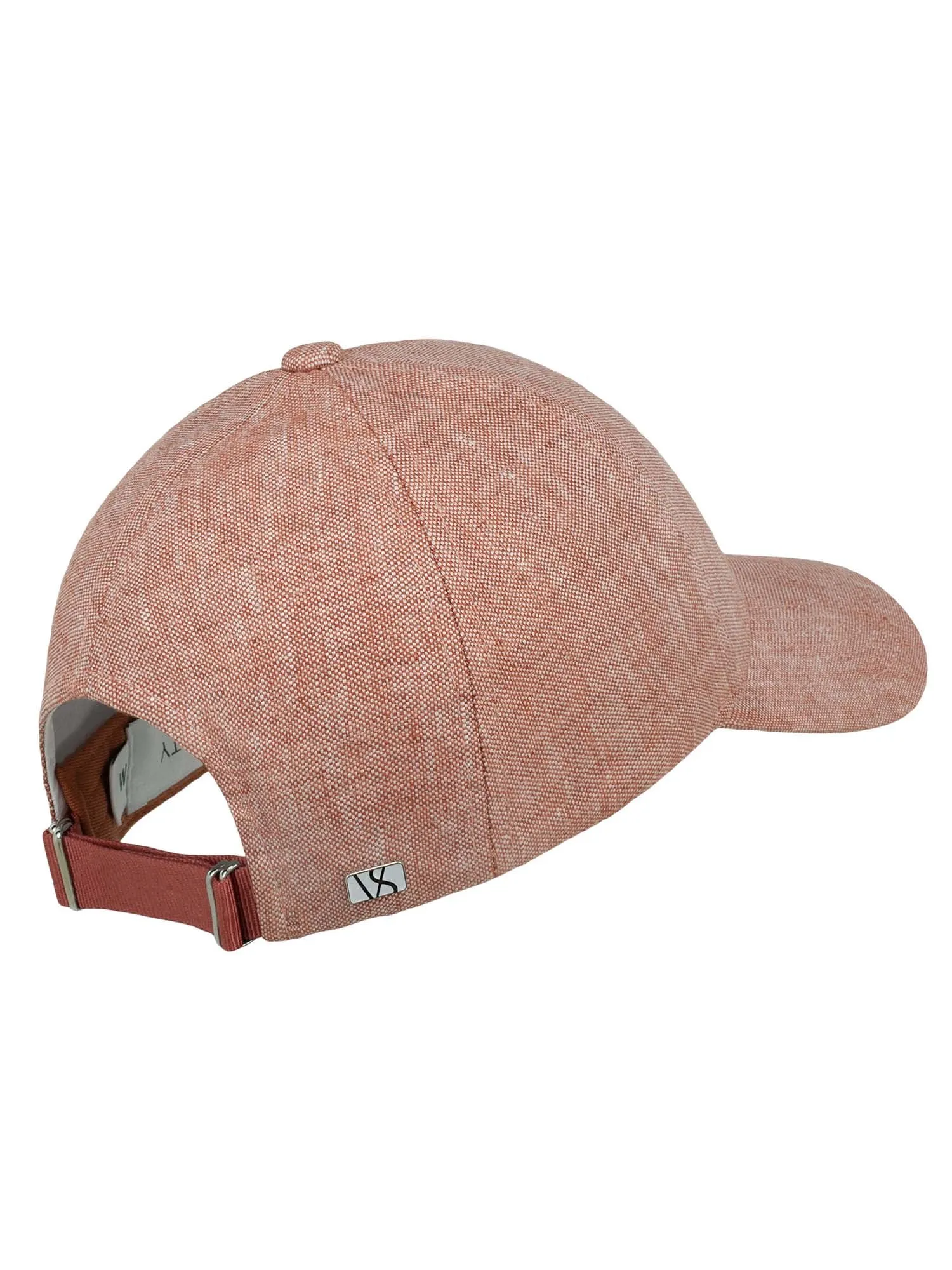 Linen Structured Cap Pale Rust