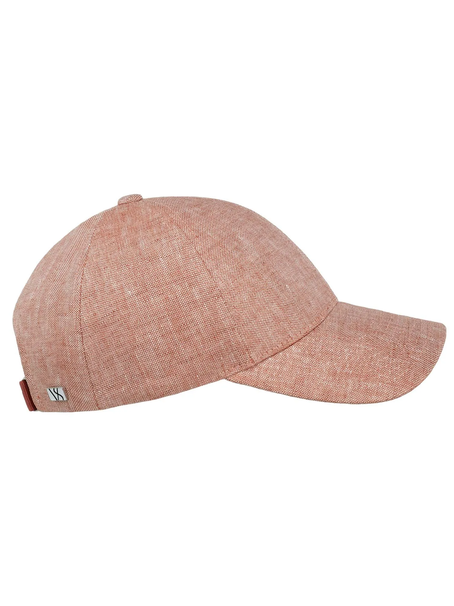 Linen Structured Cap Pale Rust