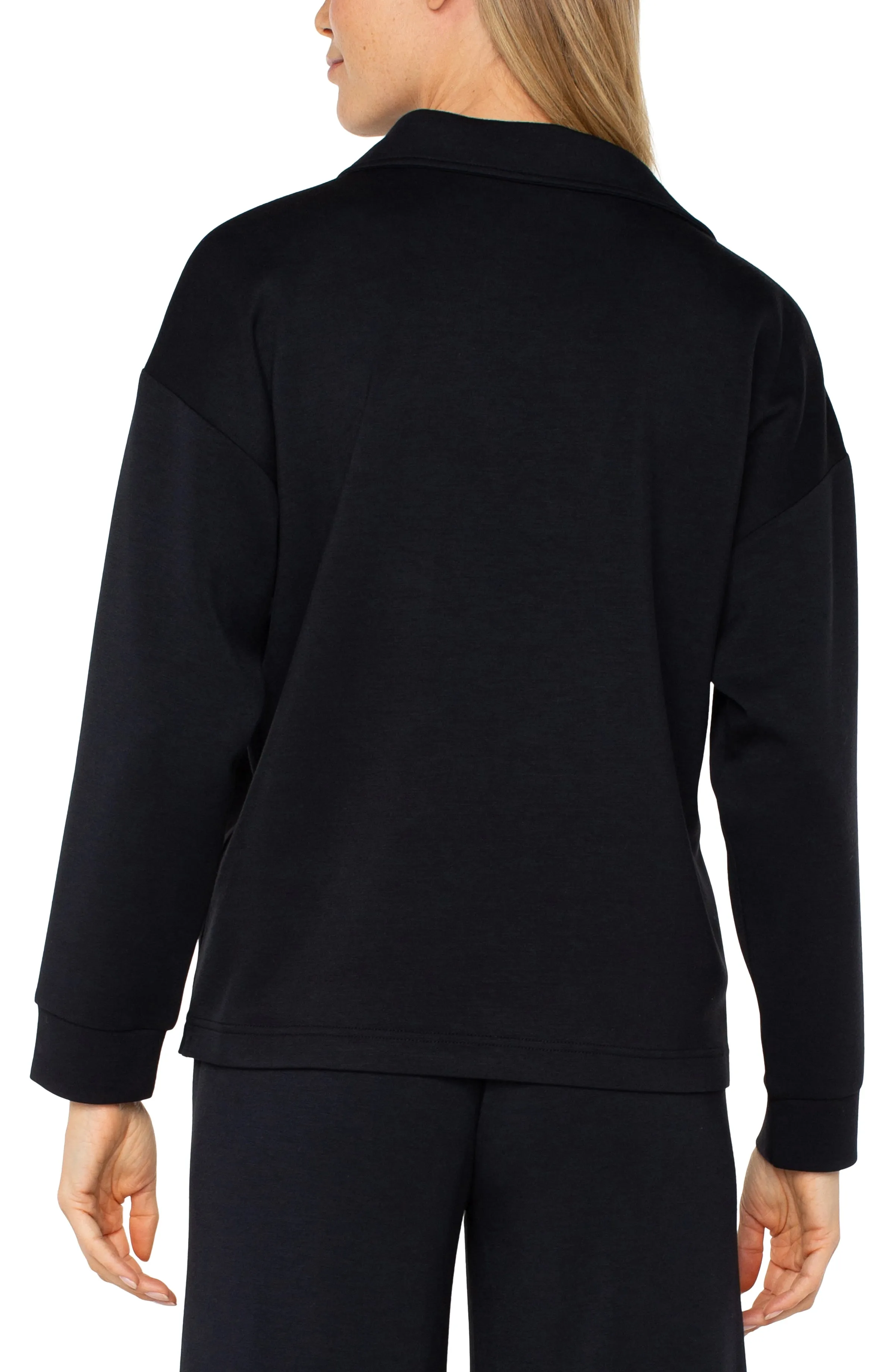 Liverpool Los Angeles V-NECK POPOVER WITH COLLAR