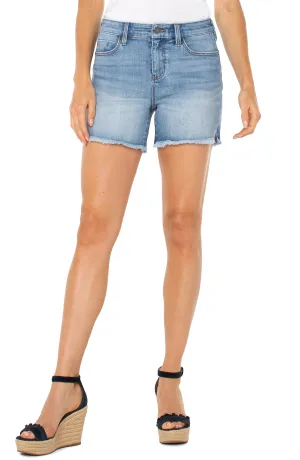 Liverpool Los Angeles VICKIE FRAY HEM SHORT