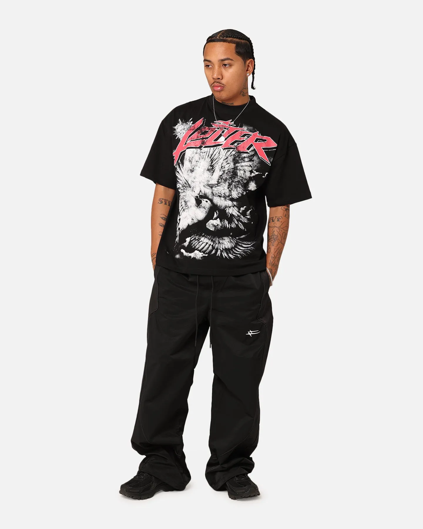 Loiter Dove Vintage T-Shirt Black