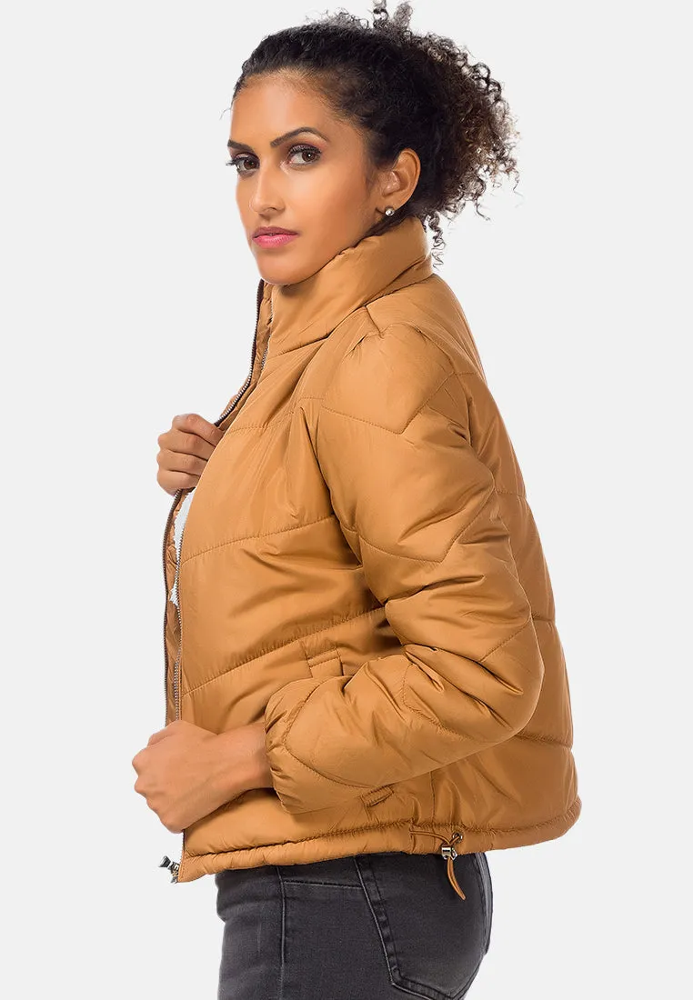 long sleeves puffer jacket