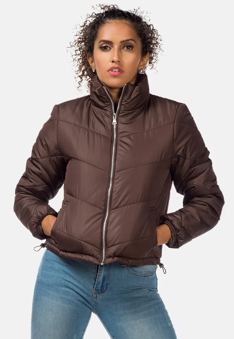 long sleeves puffer jacket