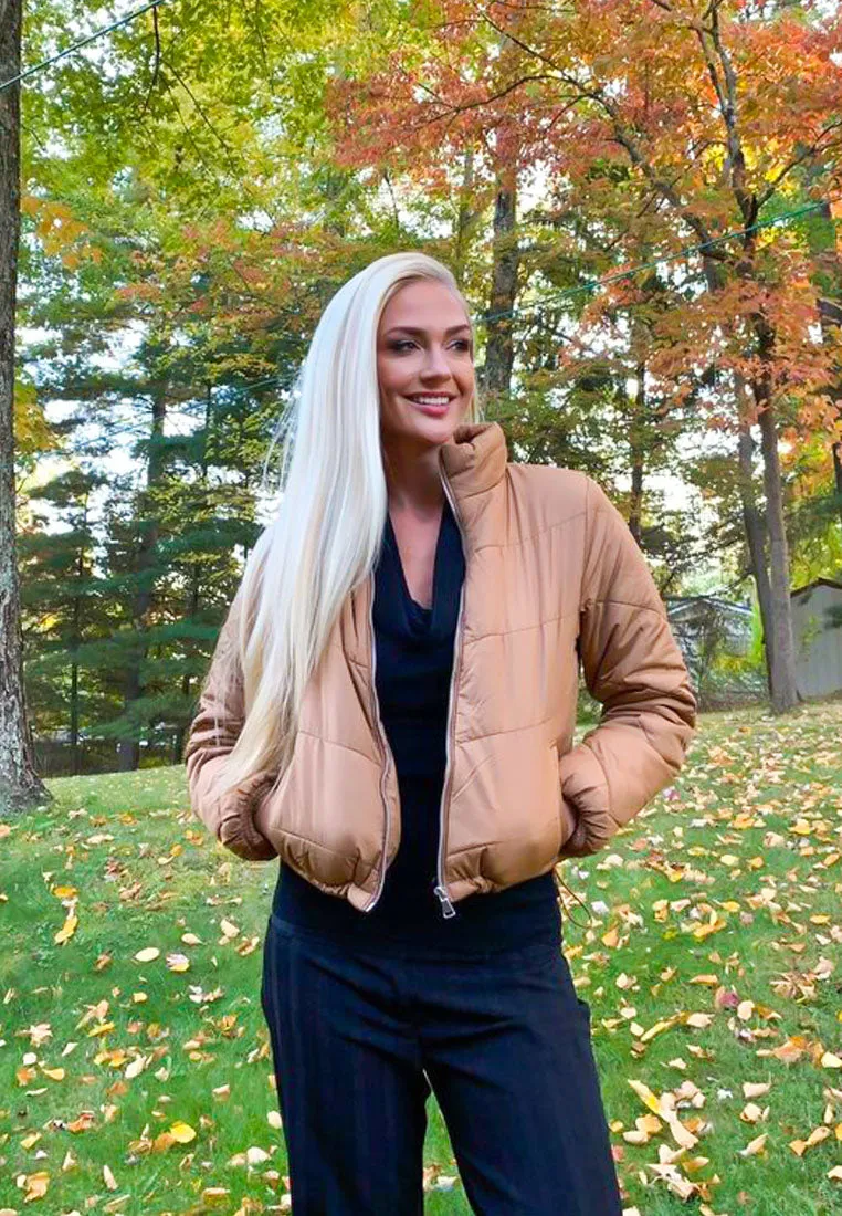 long sleeves puffer jacket