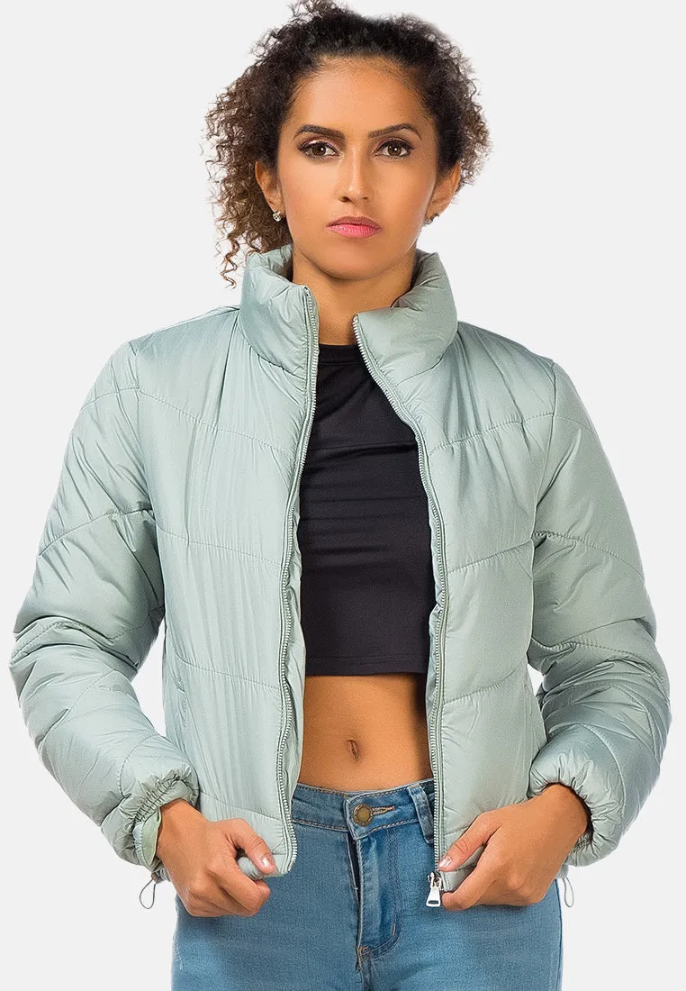 long sleeves puffer jacket