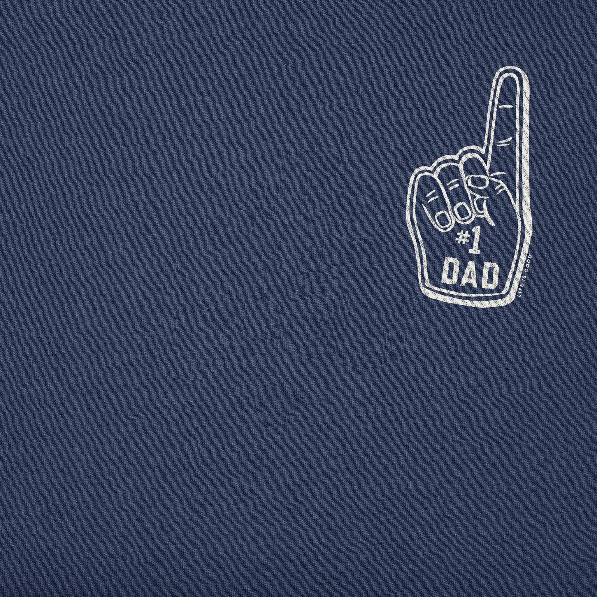 Men's #1 Dad Short Sleeve Tee LIFE IS GOOD