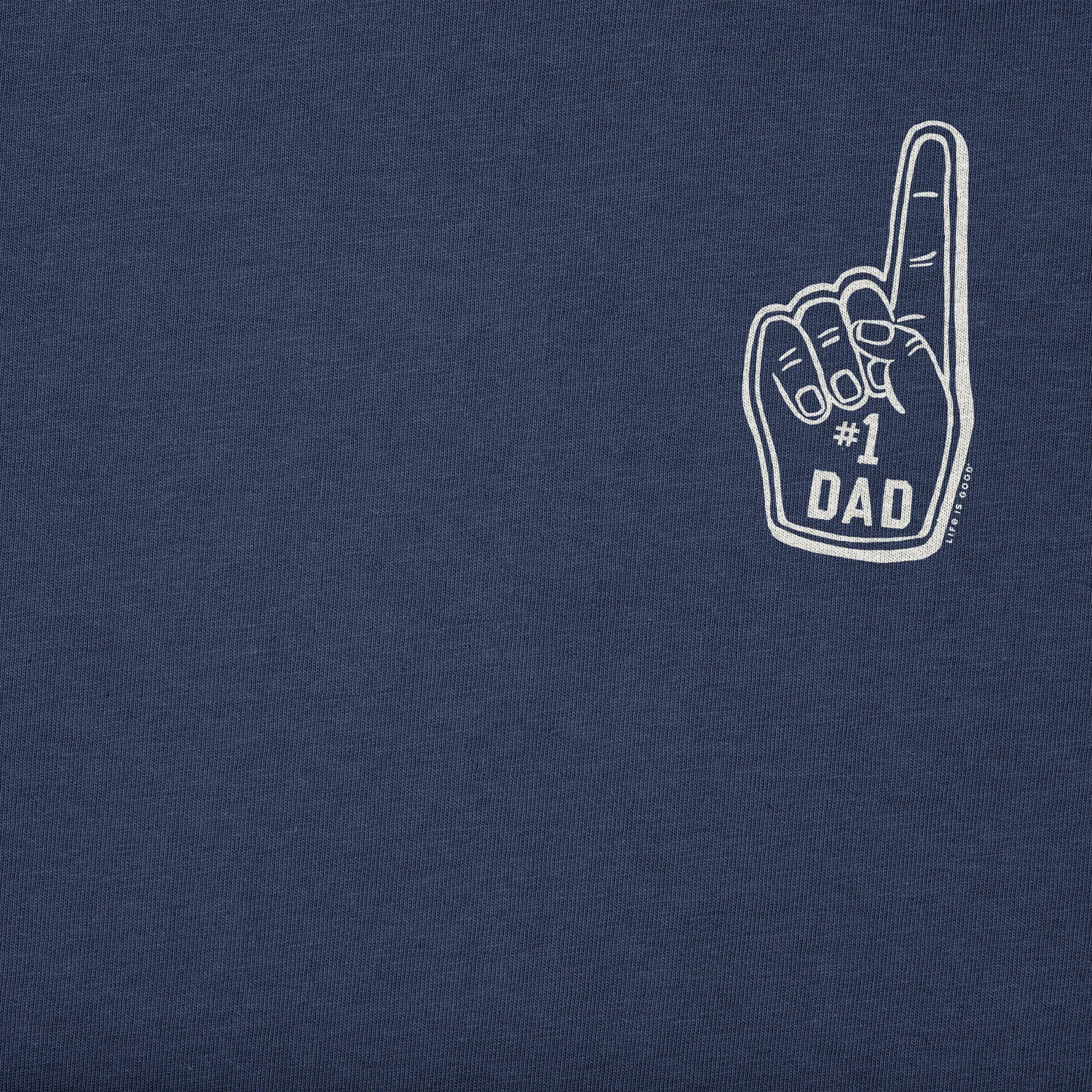 Men's #1 Dad Short Sleeve Tee LIFE IS GOOD