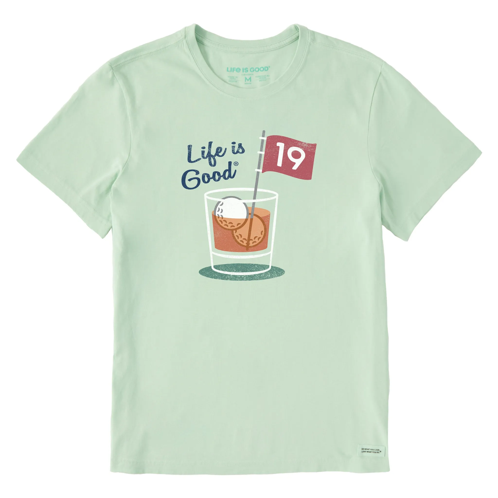 Men's 19th Hole Cocktail Short Sleeve Tee Life is Good