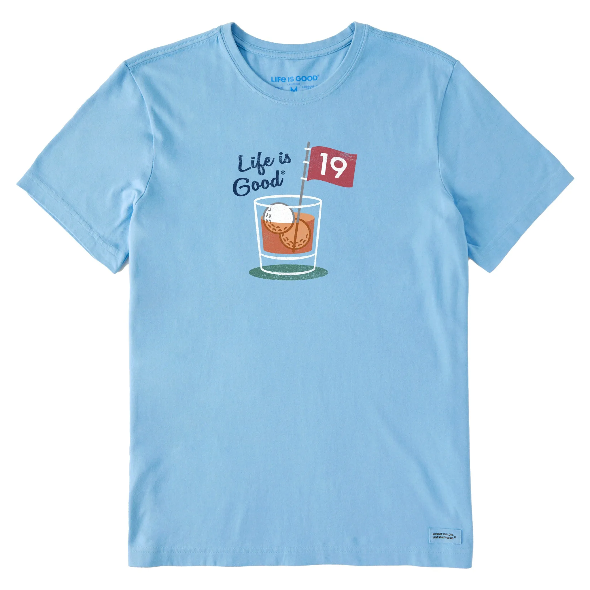 Men's 19th Hole Cocktail Short Sleeve Tee Life is Good