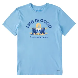 Men's 5 O'Clocktails Adirondack Short Sleeve Tee Life is Good