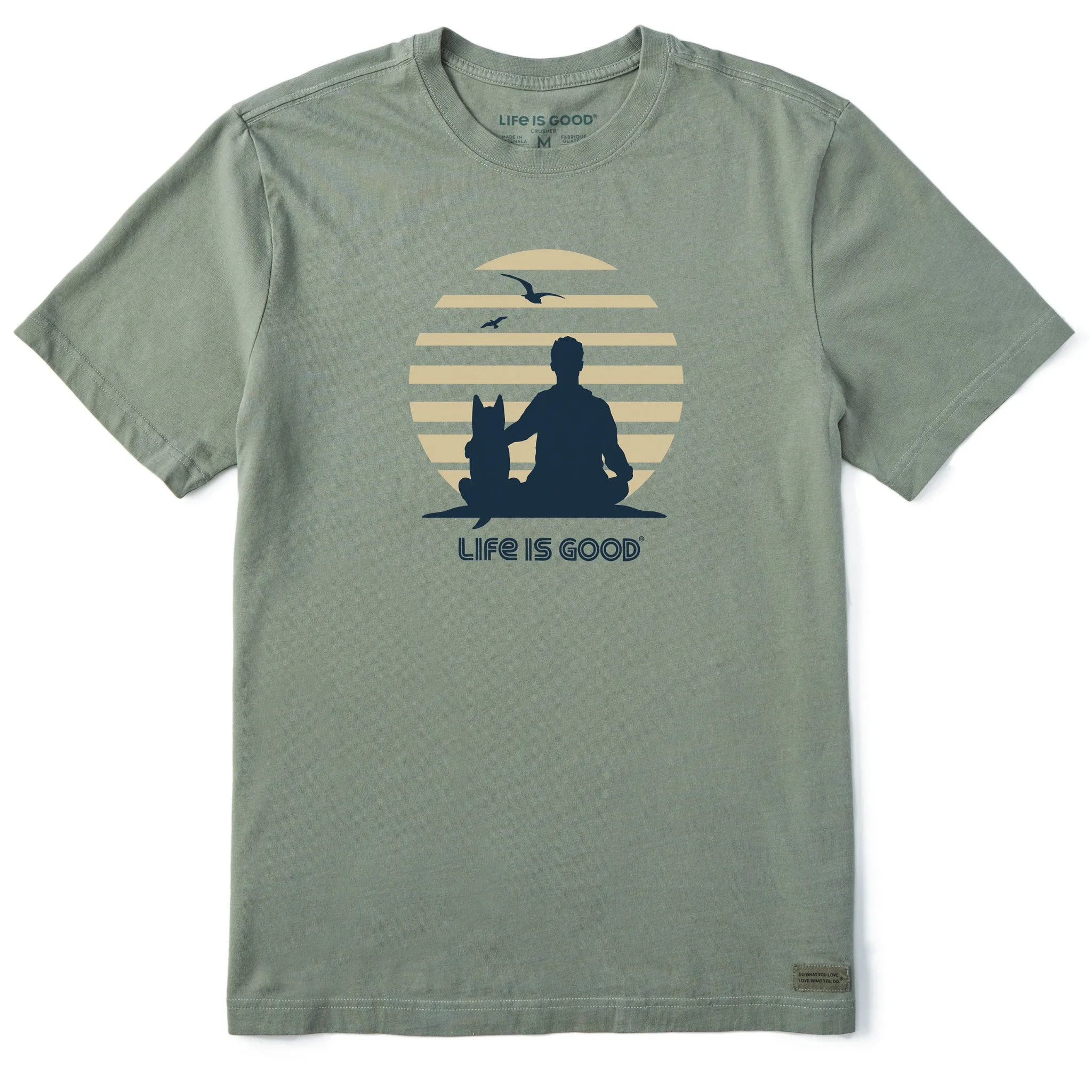 Men's 70's Retro Beach View Short Sleeve Tee Life is Good