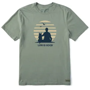 Men's 70's Retro Beach View Short Sleeve Tee Life is Good