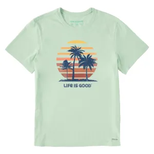 Men's 70's Retro Sun Palms Short Sleeve Crusher-LITE Tee Life is Good