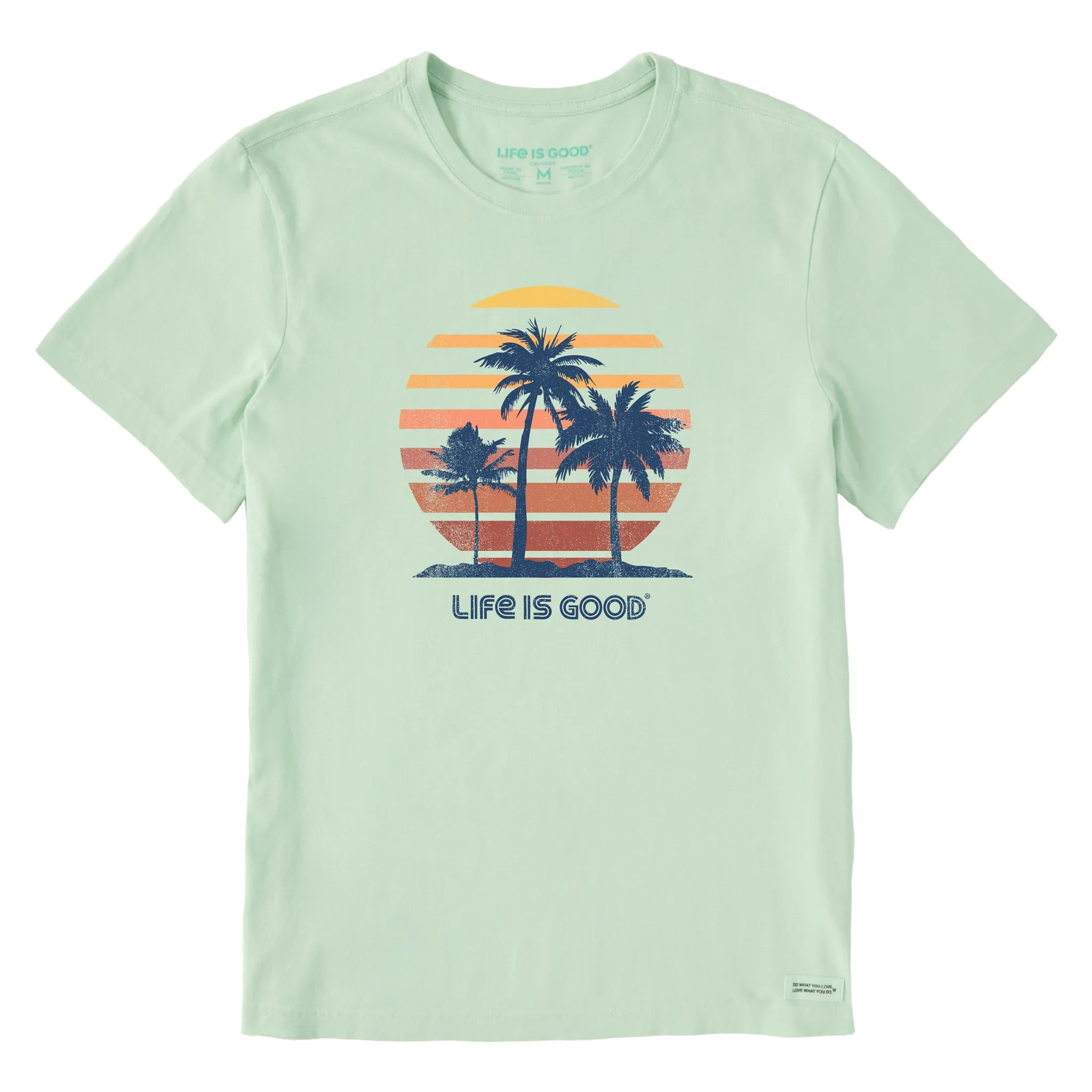 Men's 70's Retro Sun Palms Short Sleeve Crusher-LITE Tee Life is Good