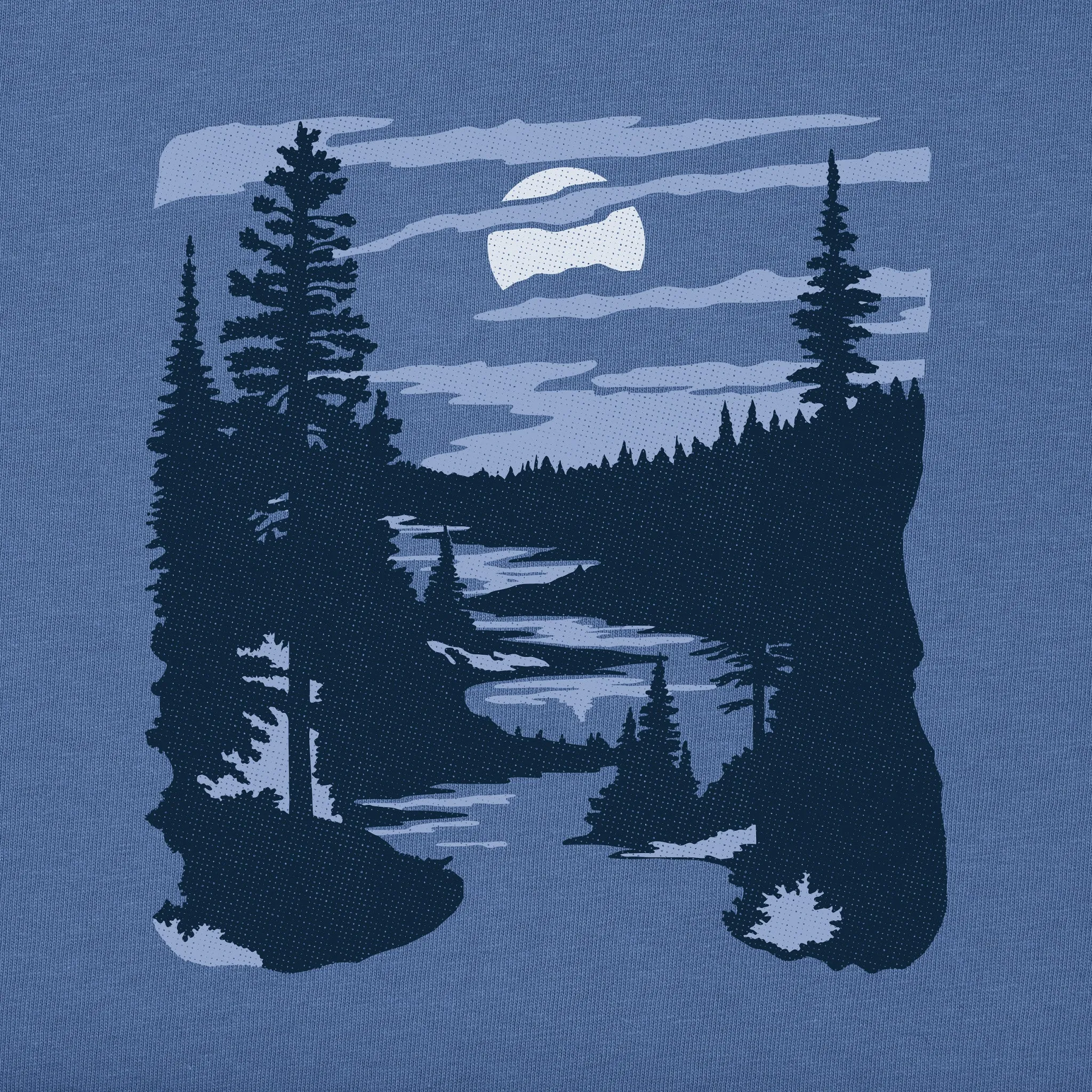 Men's A River Runs Through It Short Sleeve Crusher Tee Life is Good