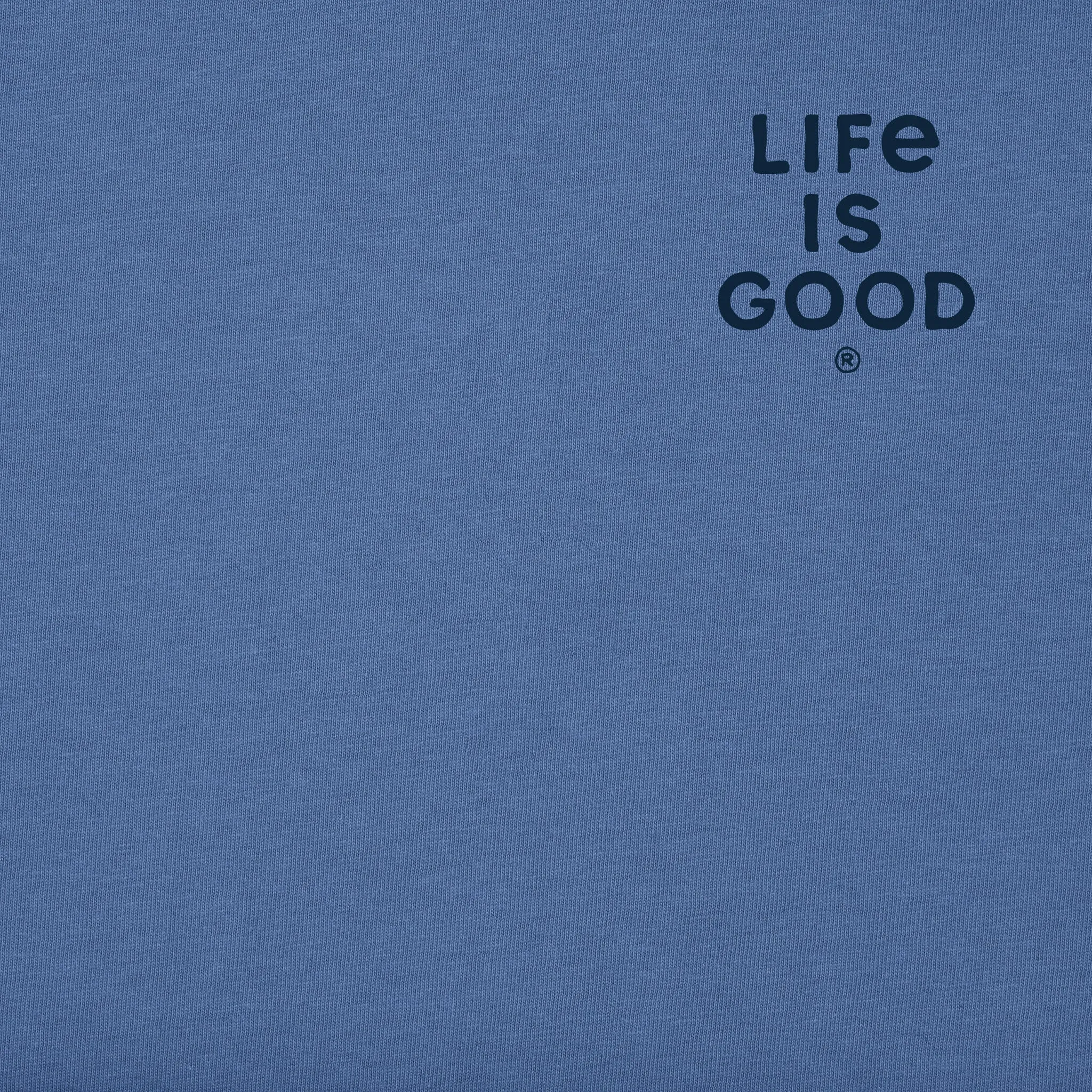 Men's A River Runs Through It Short Sleeve Crusher Tee Life is Good