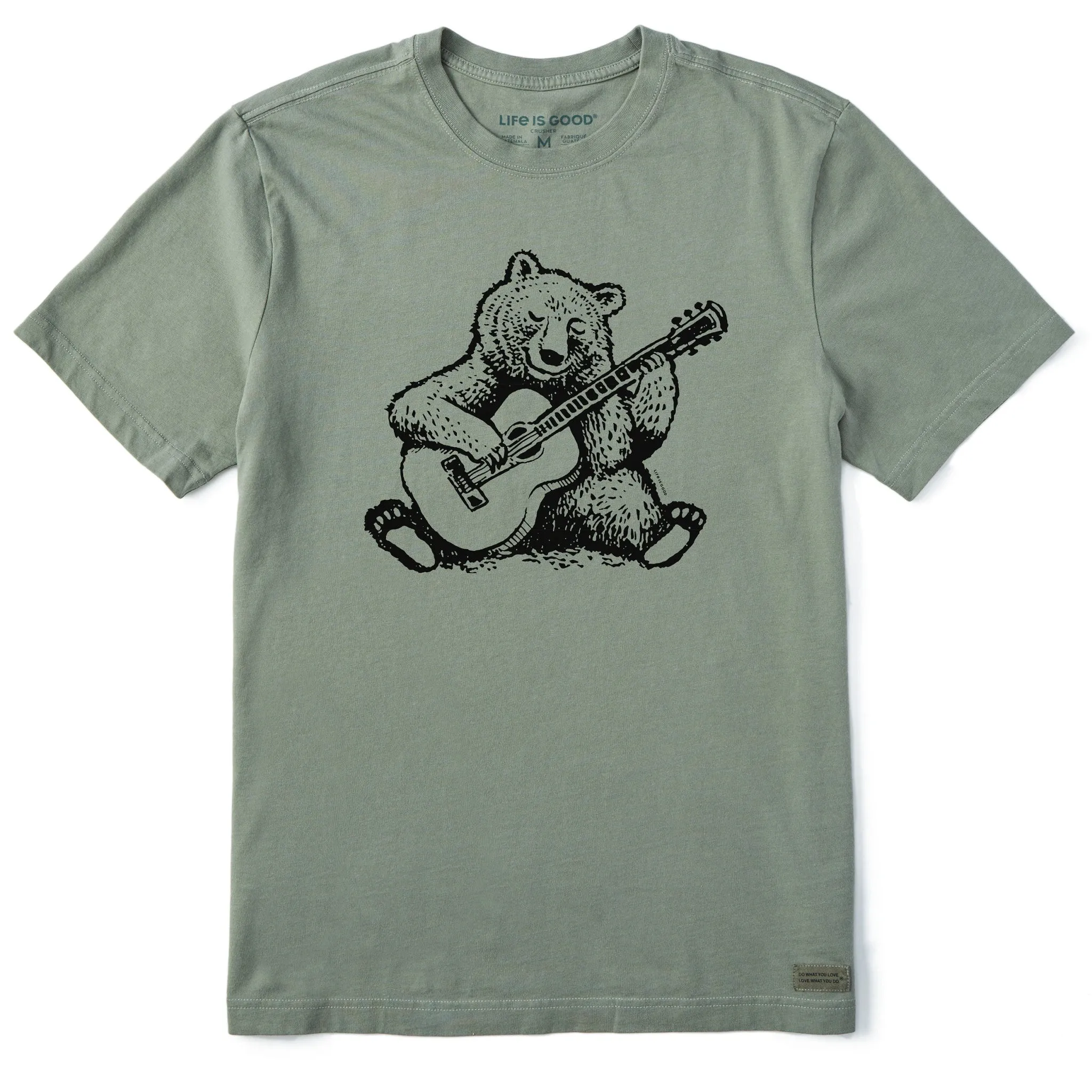 Men's Acoustic Bear Short Sleeve Tee Life is Good