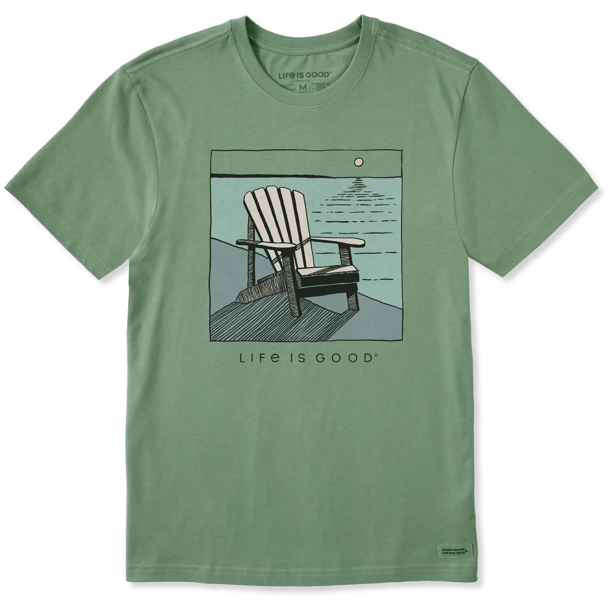 Men's Adirondack Sunset Short Sleeve Tee Life is Good