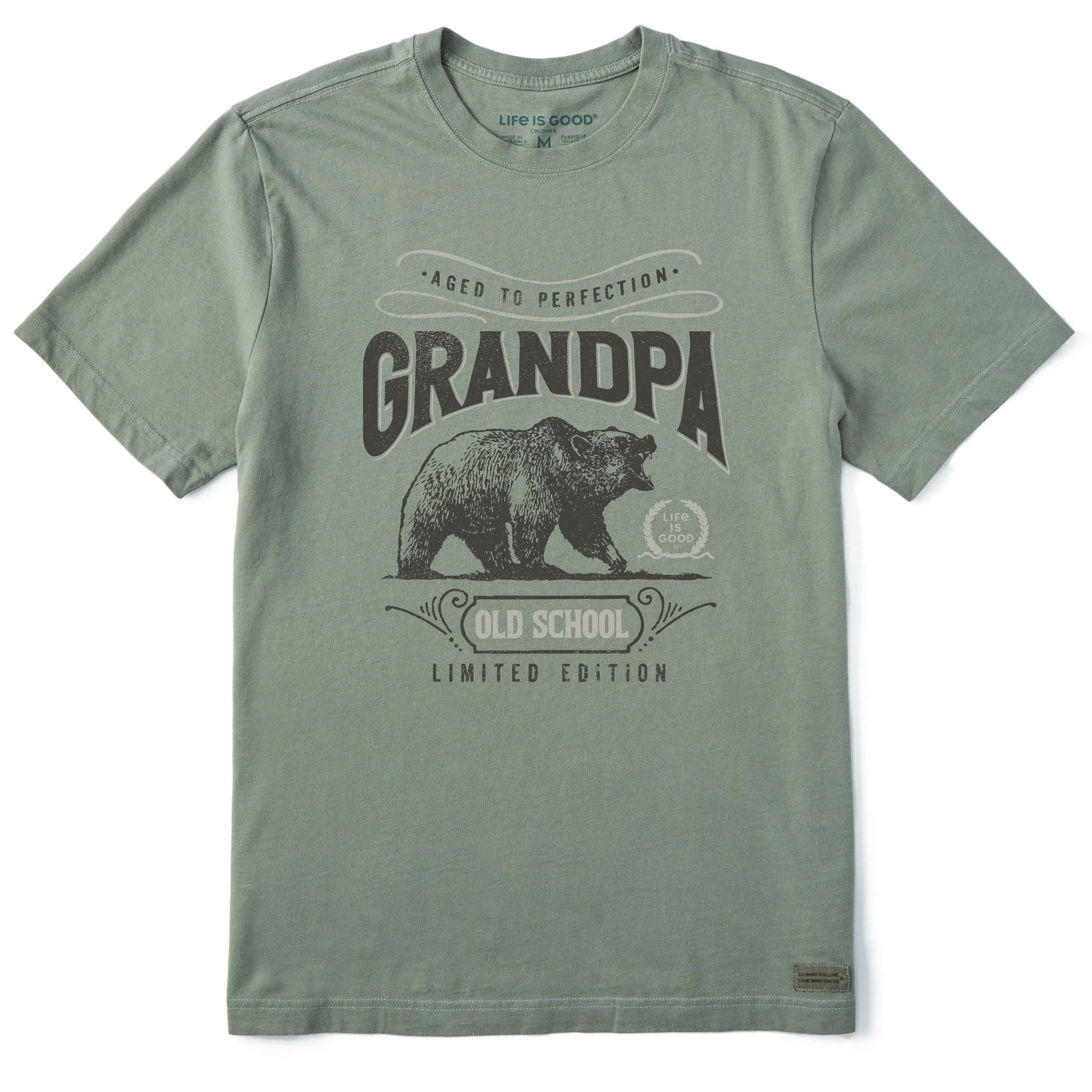 Men's Aged to Perfection Grandpa Short Sleeve Tee LIFE IS GOOD