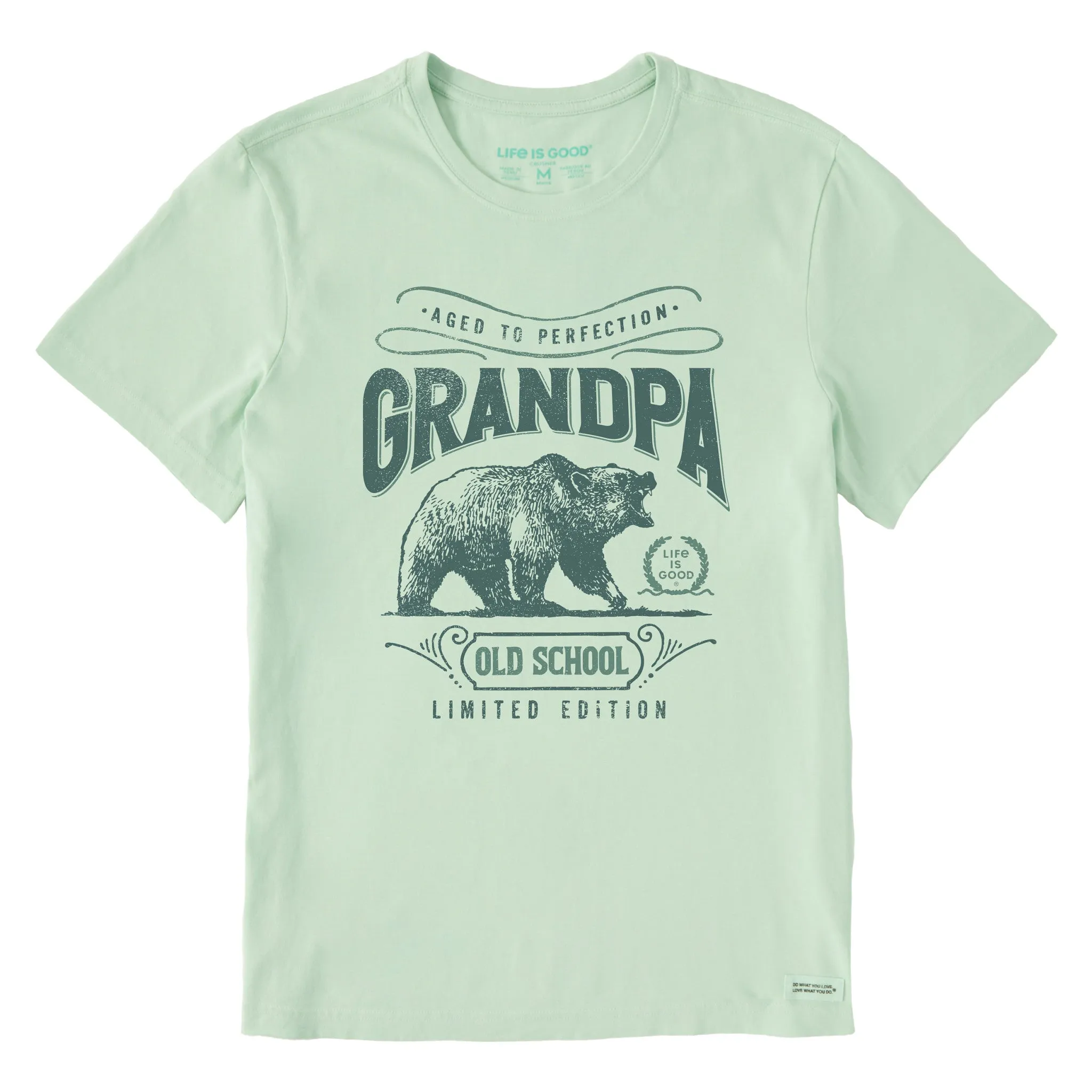 Men's Aged to Perfection Grandpa Short Sleeve Tee LIFE IS GOOD