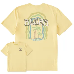 Men's Aloha Palms Short Sleeve Crusher-LITE Tee Life is Good