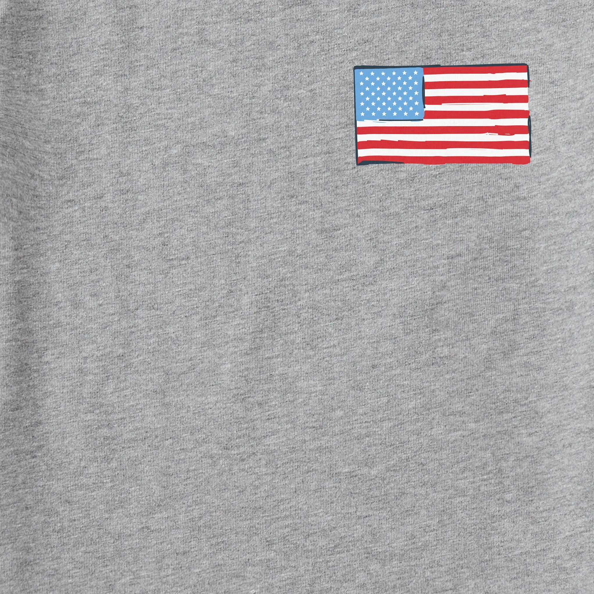Men's America the Beautiful USA Dogs Short Sleeve Tee Life is Good