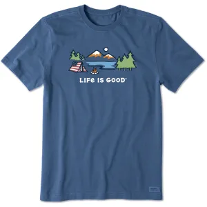 Men's Americana Tent Short Sleeve Tee Life is Good
