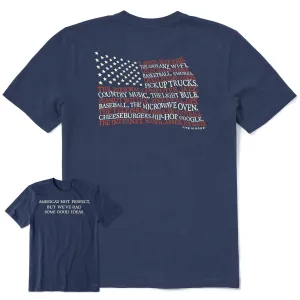 Men's America's Had Some Good Ideas Short Sleeve Tee Life is Good