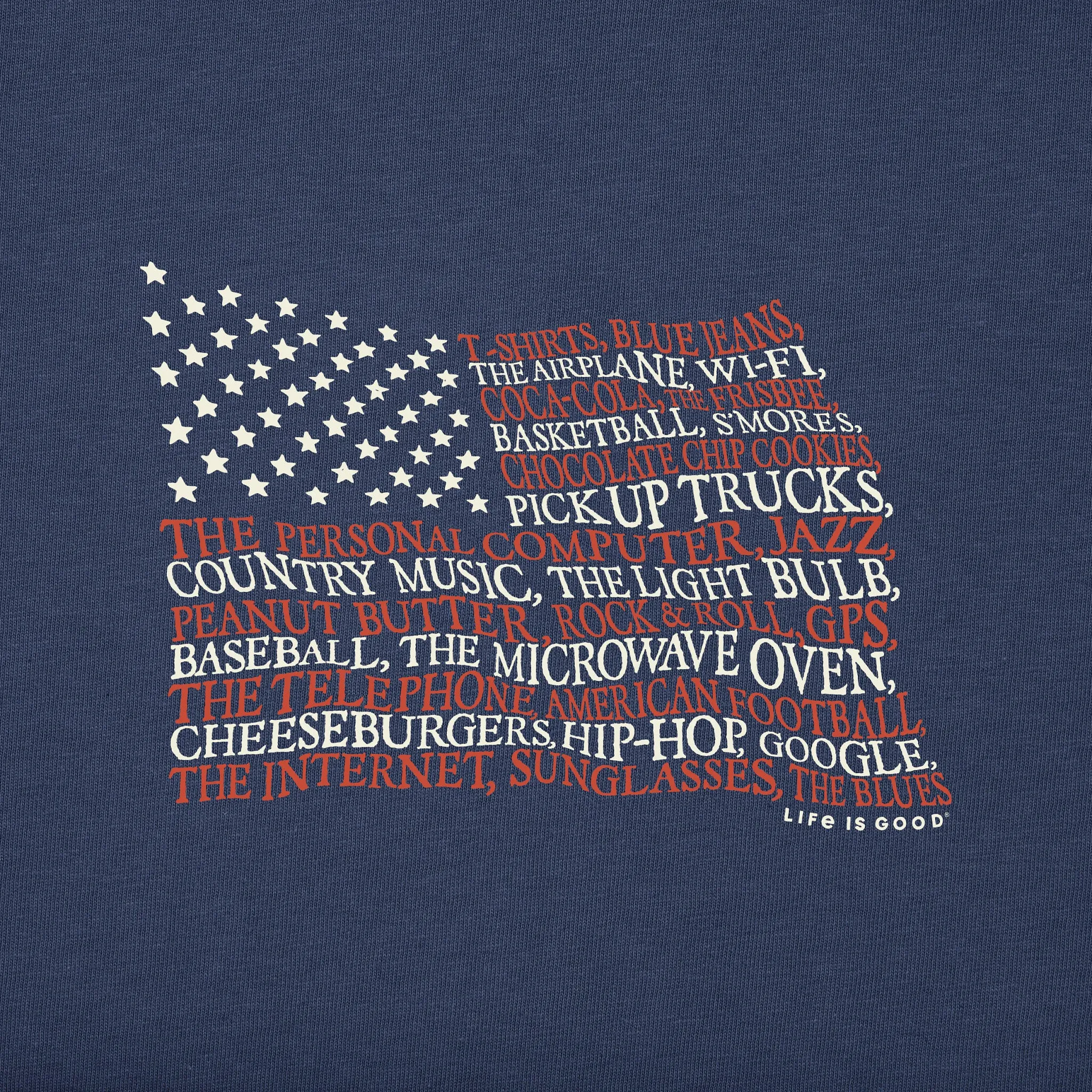 Men's America's Had Some Good Ideas Short Sleeve Tee Life is Good