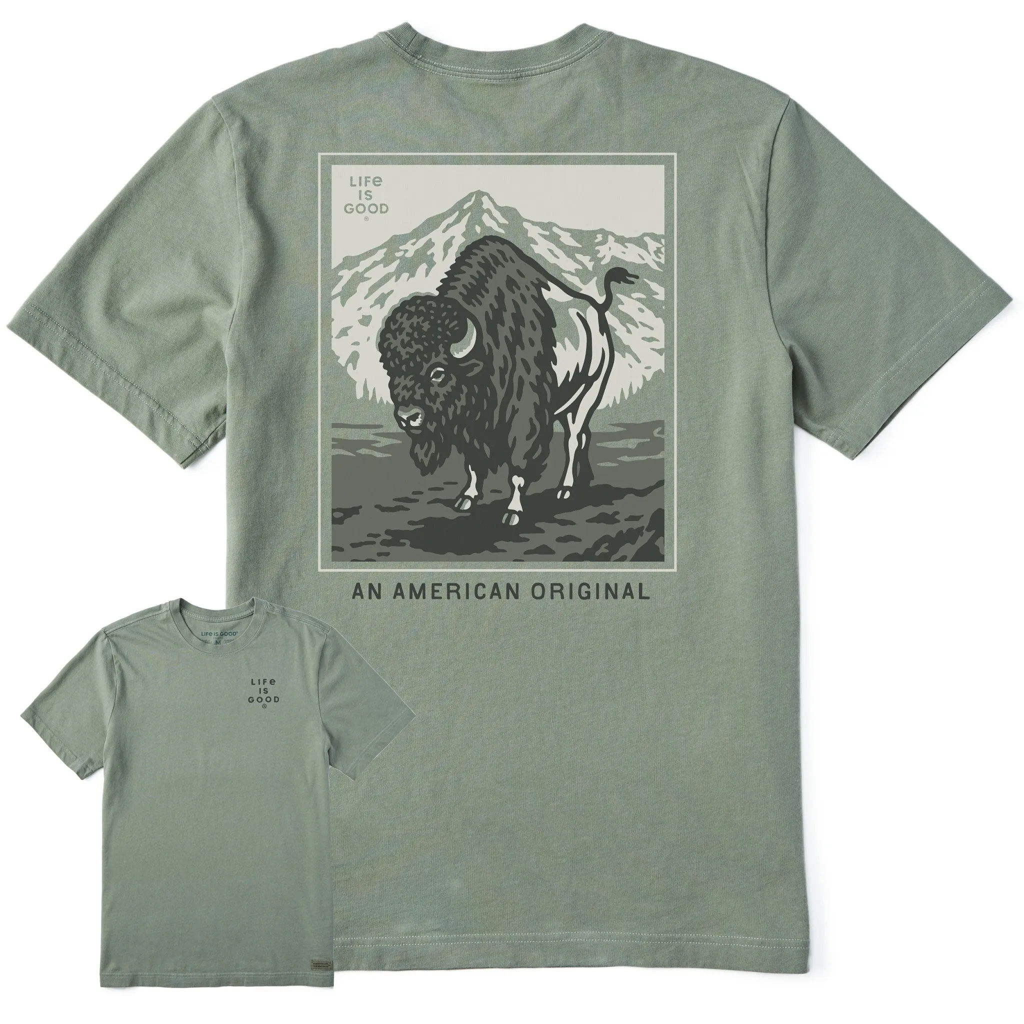 Men's An American Original Short Sleeve Tee Life is Good