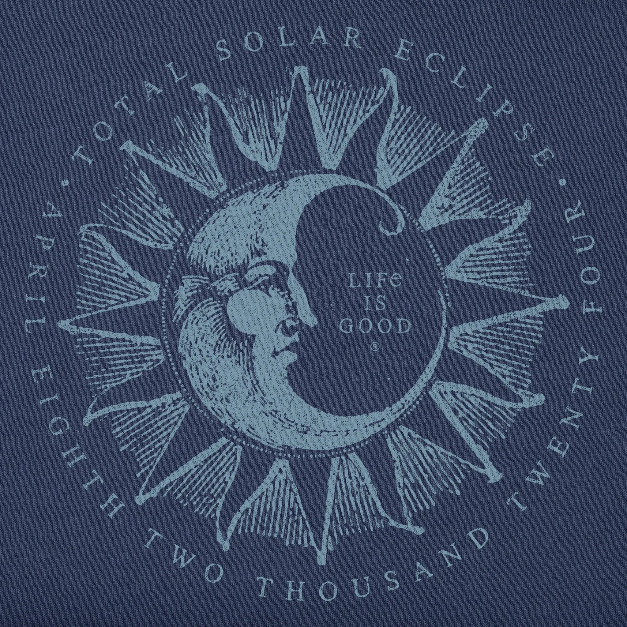 Men's Antique Sun 4.8.24 Short Sleeve Tee LIFE IS GOOD