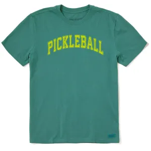 Men's Athletic Pickleball Short Sleeve Crusher Tee Life is Good