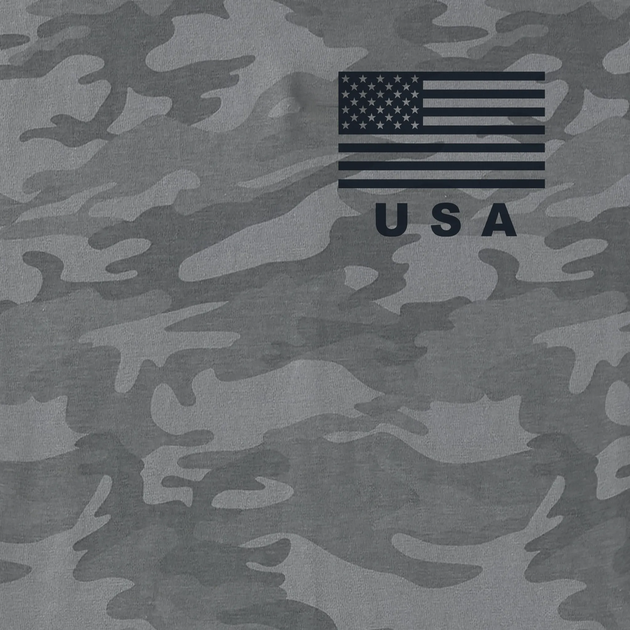 Men's Athletic USA Flag Short Sleeve Allover Printed Crusher Tee Life is Good