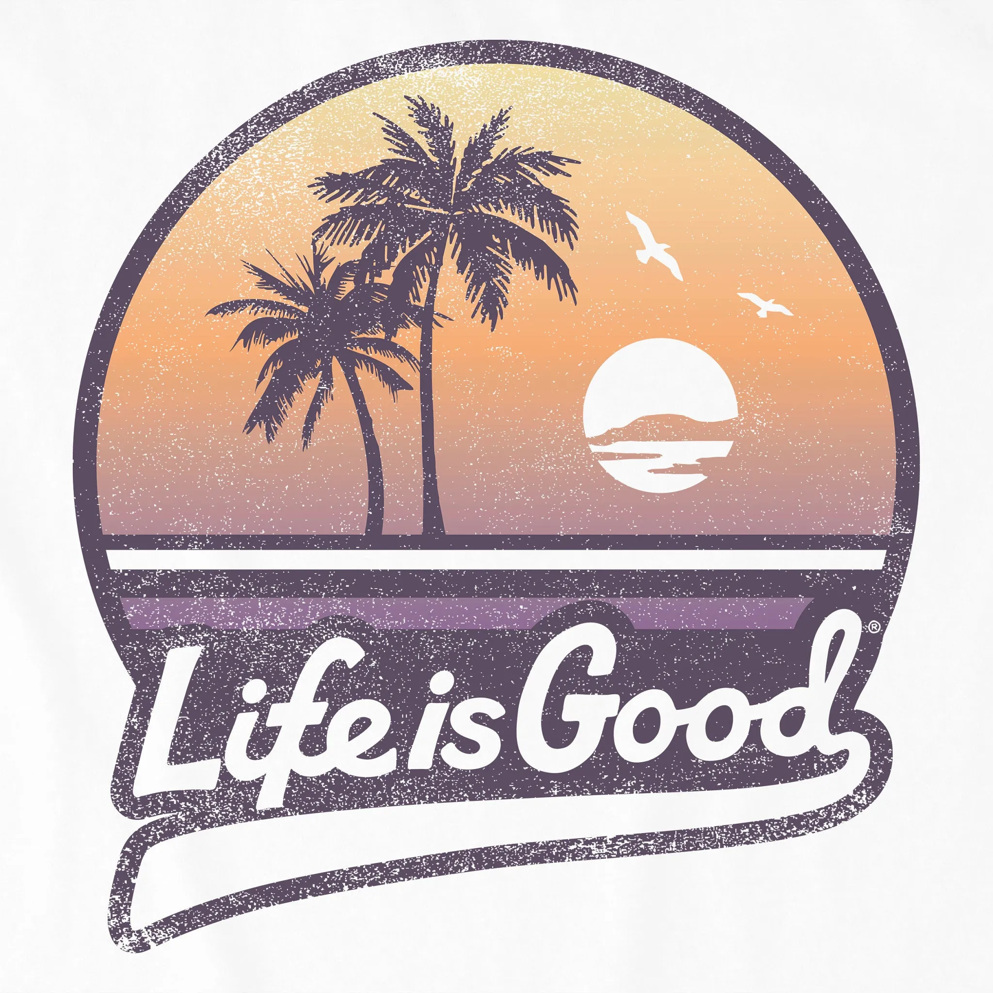 Men's Ballyard Beach Short Sleeve Crusher Tee Life is Good