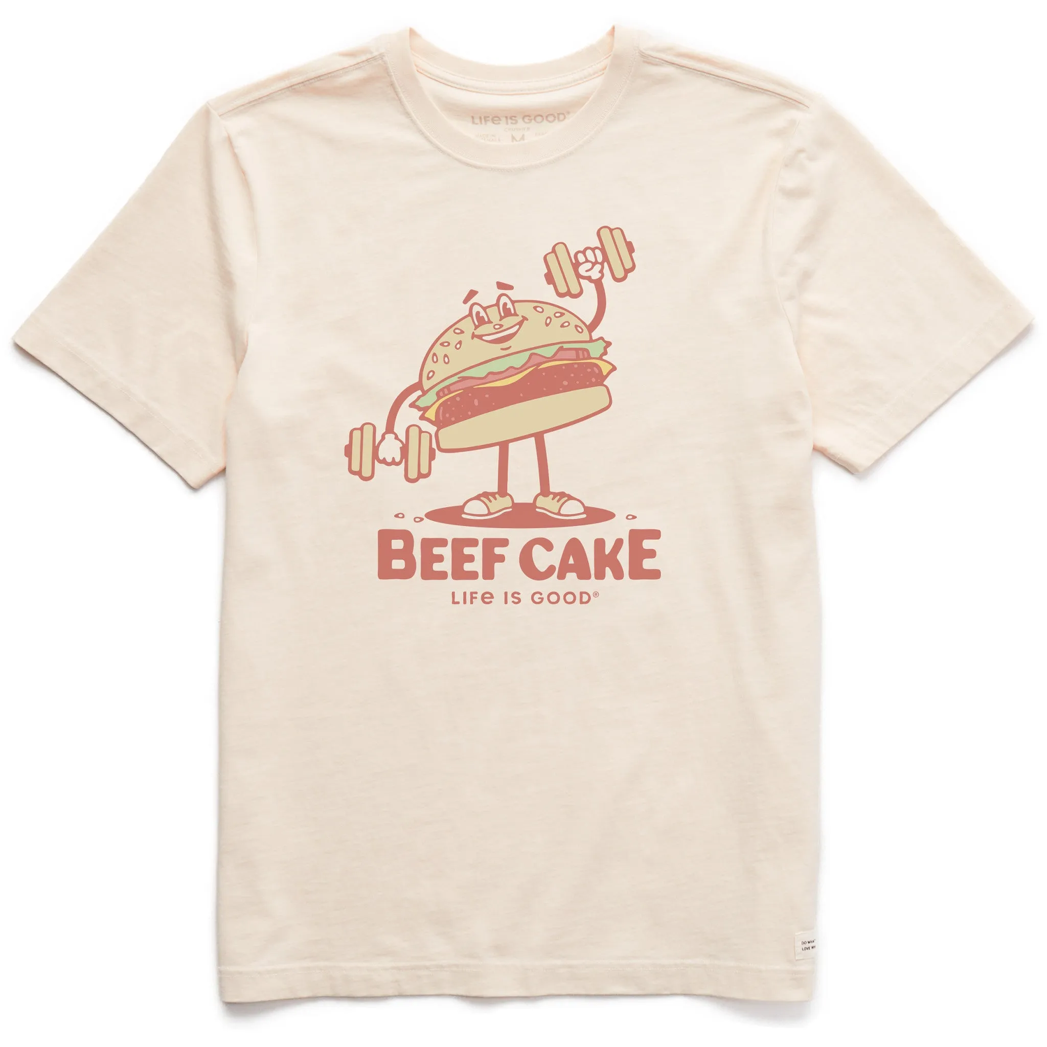 Men's Beef Cake Short Sleeve Crusher Tee Life is Good