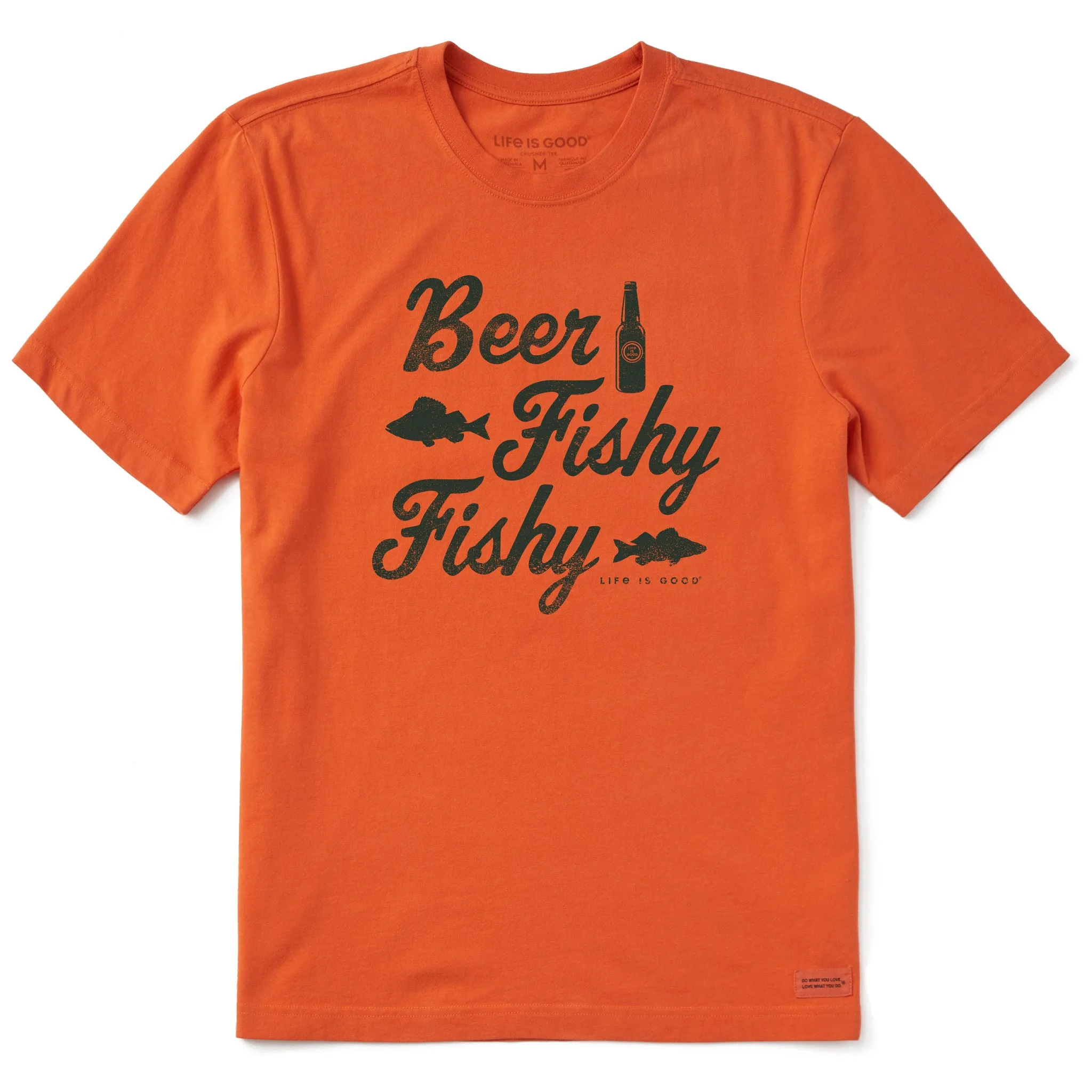 Men's Beer Fishy Fishy Short Sleeve Tee Life is Good