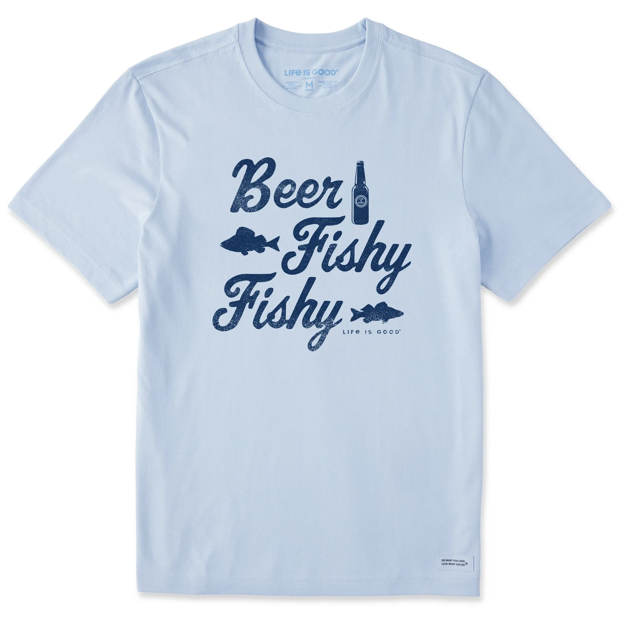 Men's Beer Fishy Fishy Short Sleeve Tee Life is Good