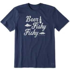 Men's Beer Fishy Fishy Short Sleeve Tee Life is Good