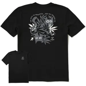 Men's Bert's Cat Medley Short Sleeve Crusher Tee Life is Good
