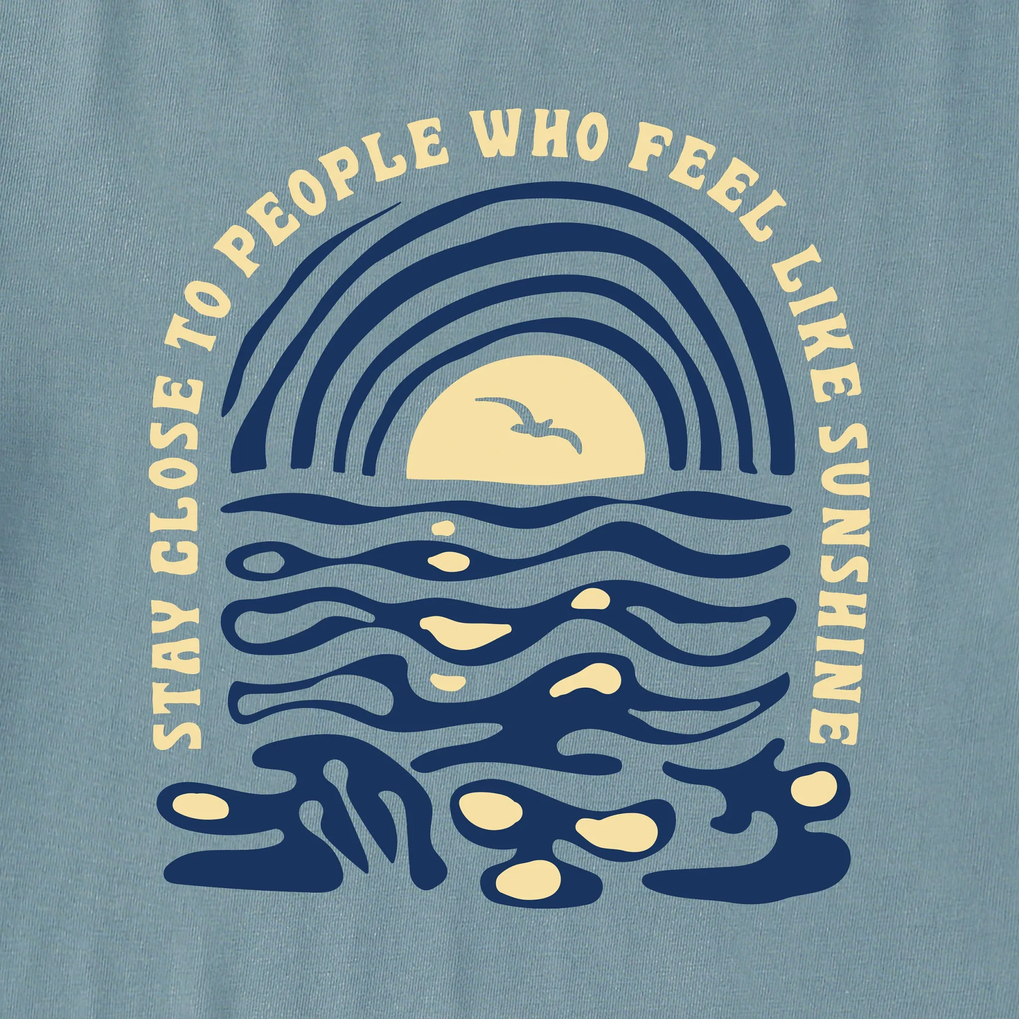 Men's Bert's Waterscape Medley Short Sleeve Crusher Tee Life is Good
