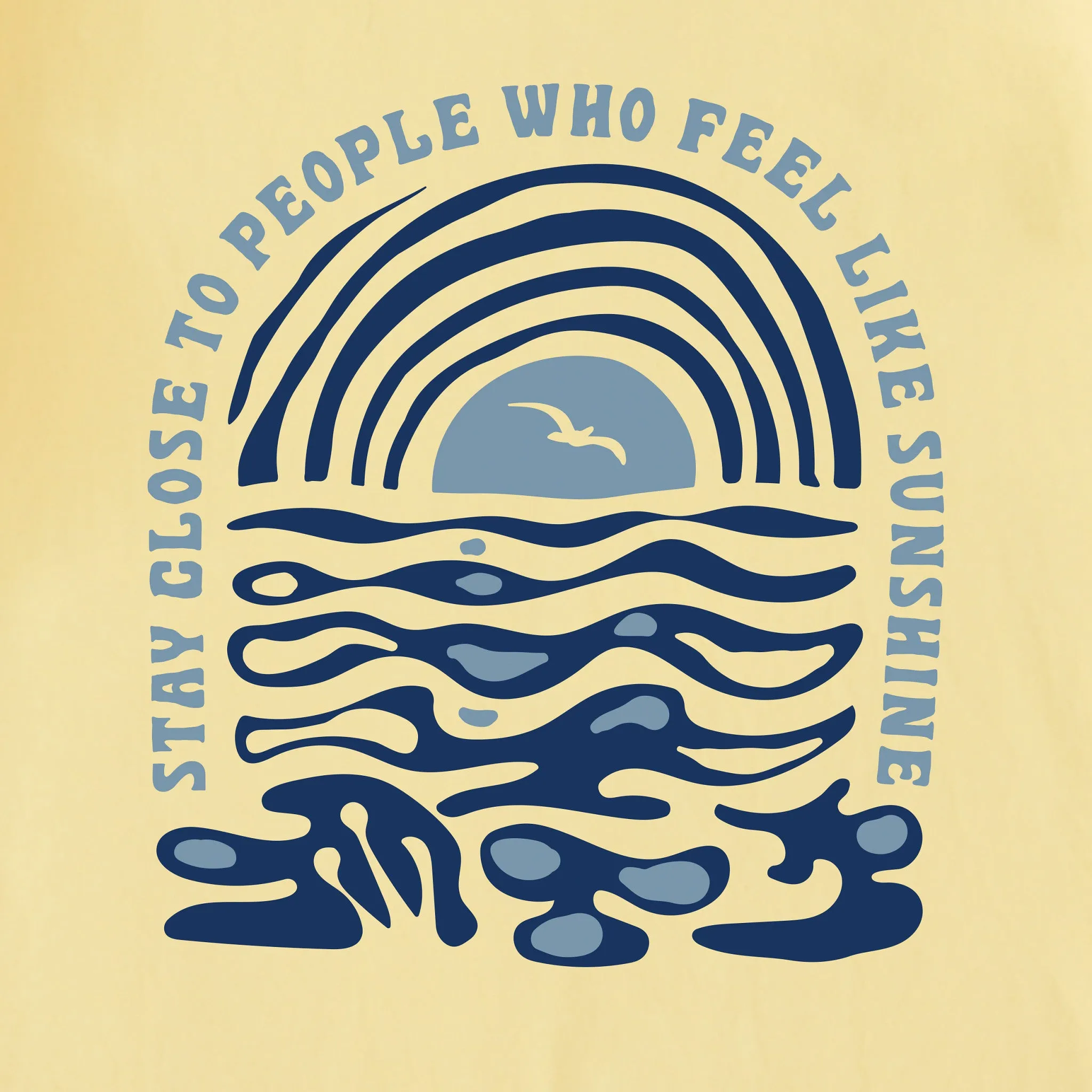 Men's Bert's Waterscape Medley Short Sleeve Crusher Tee Life is Good
