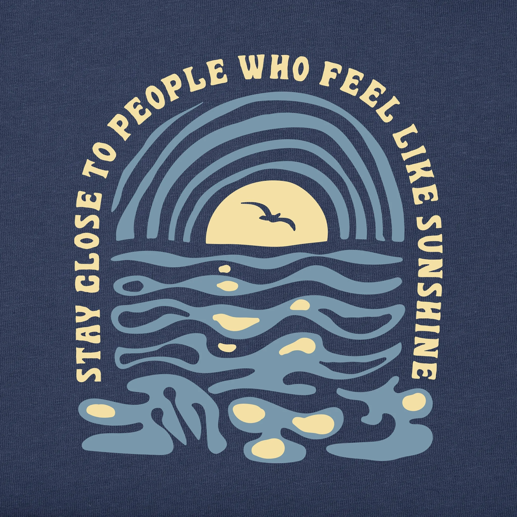 Men's Bert's Waterscape Medley Short Sleeve Crusher Tee Life is Good