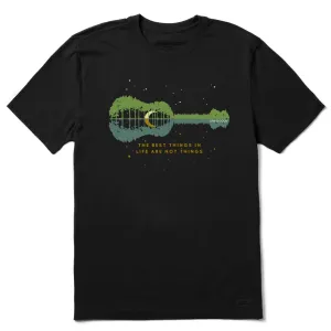 Men's Best Things Guitar Reflection Short Sleeve Tee Life is Good