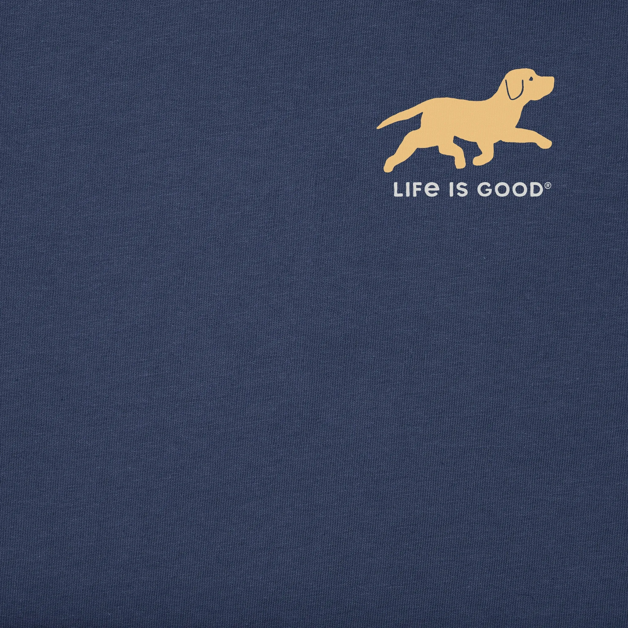 Men's Black Lab Retrievin' Short Sleeve Tee Life is Good
