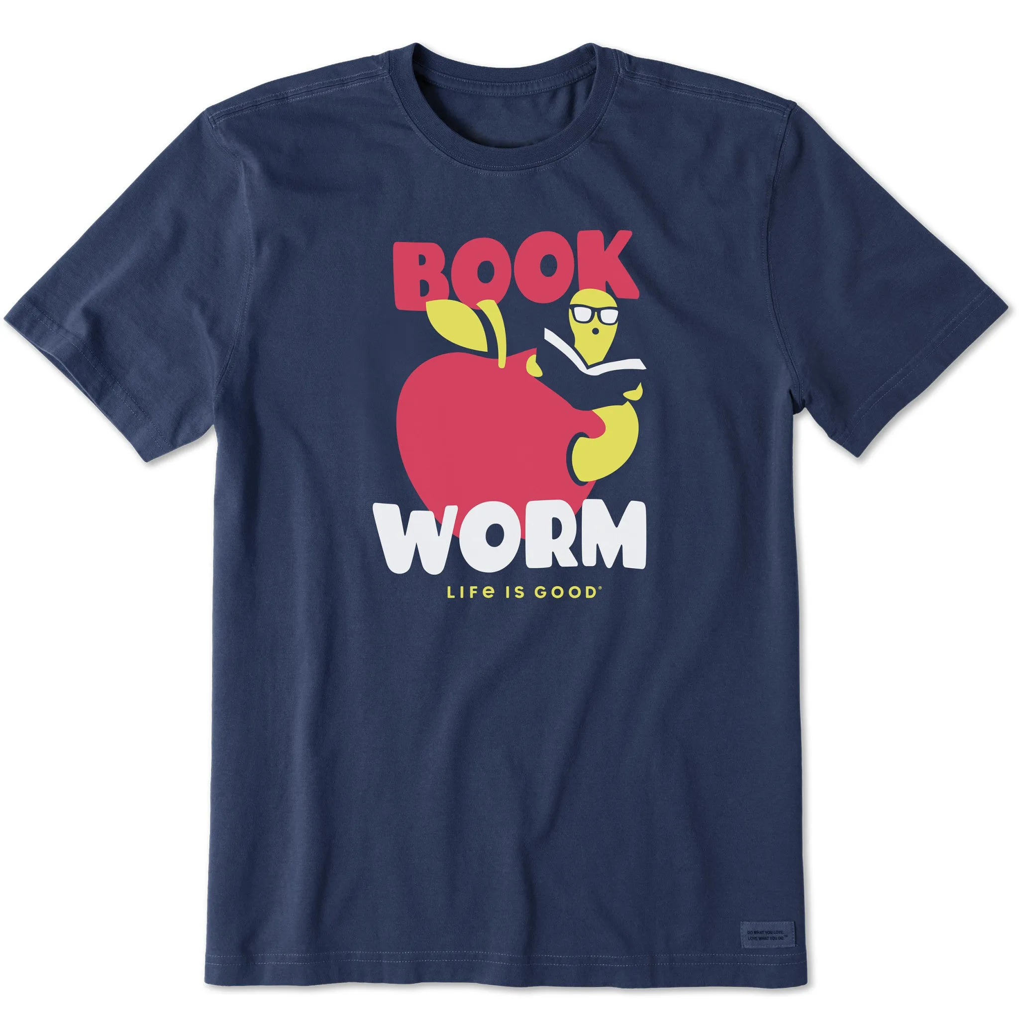 Men's Book Worm Short Sleeve Tee Life is Good