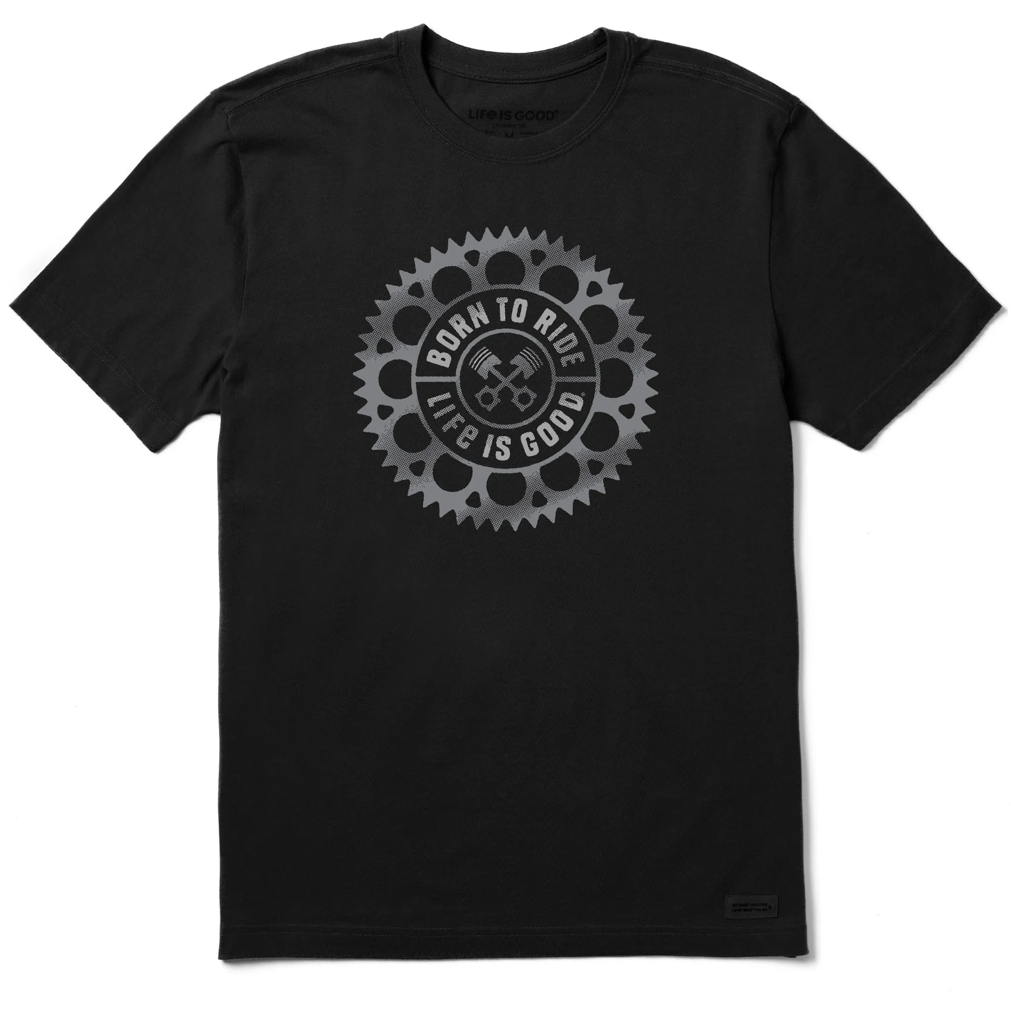 Men's Born to Ride Sprocket Short Sleeve Tee Life is Good