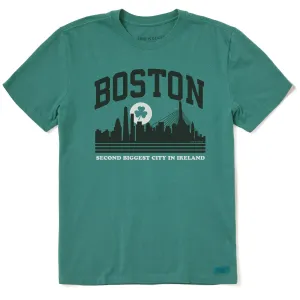 Men's Boston Second Biggest City in Ireland Short Sleeve Crusher Tee Life is Good