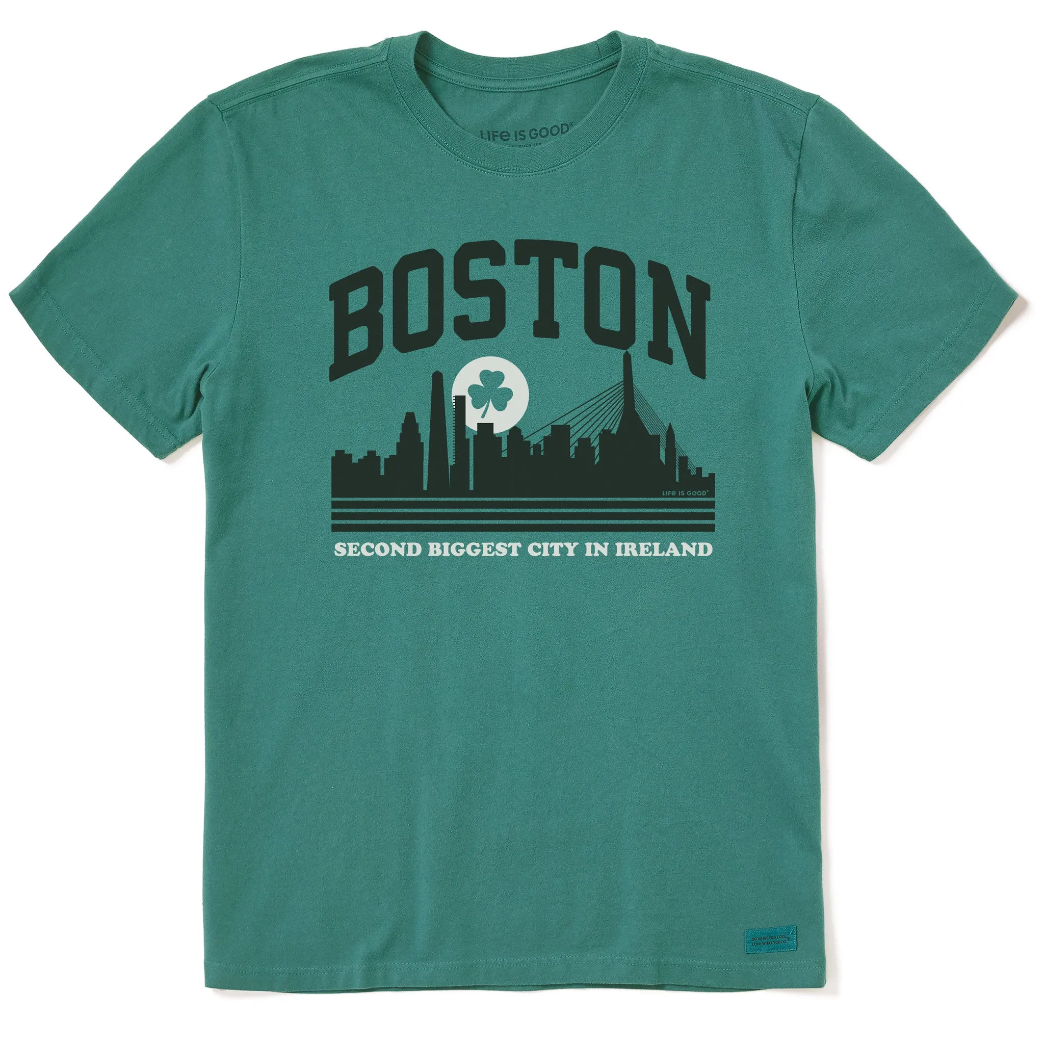Men's Boston Second Biggest City in Ireland Short Sleeve Crusher Tee Life is Good
